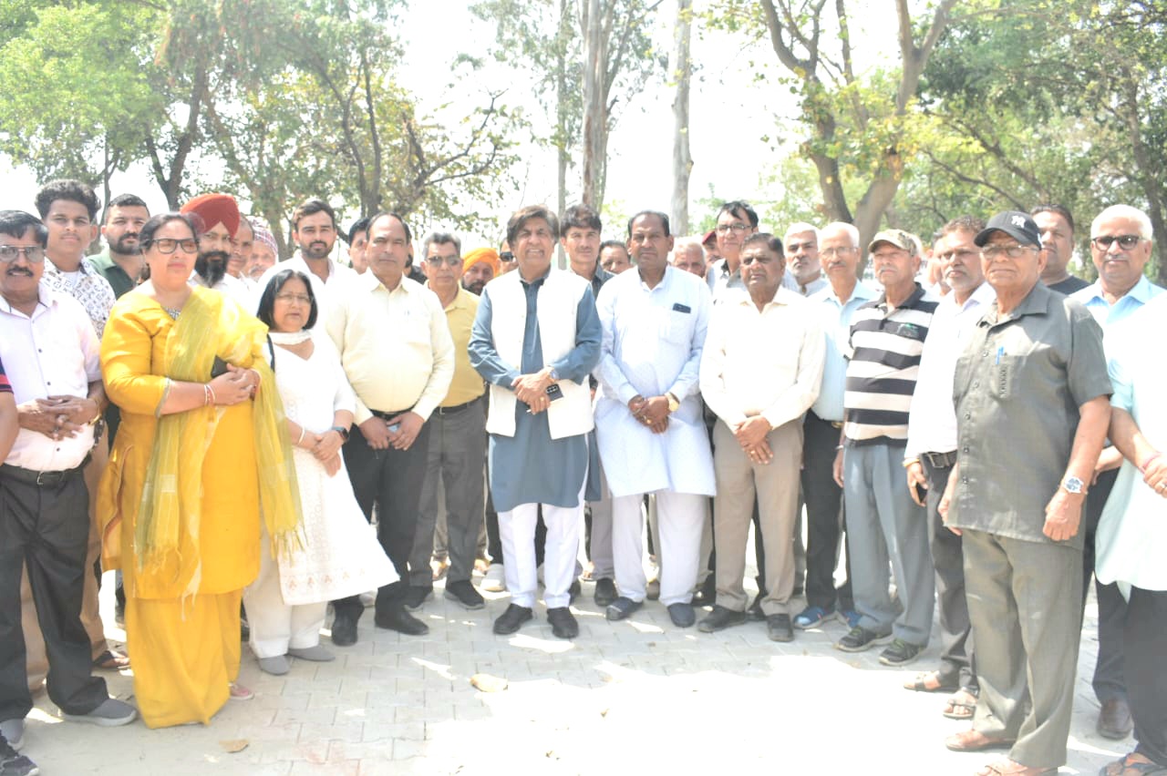 MLA Jimpa inaugurated the development work of crematorium and dumping ground in ward number 20.